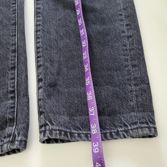 Madewell the perfect vintage black distressed jeans - Picture 9 of 15